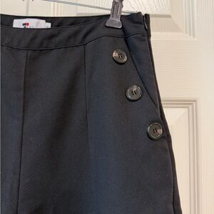 Black Wide Leg Culottes